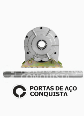Sistema anti-queda para porta de aço